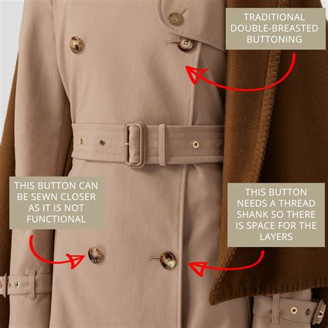 buttons on a burberry trench coat collar|burberry heritage trench coat.